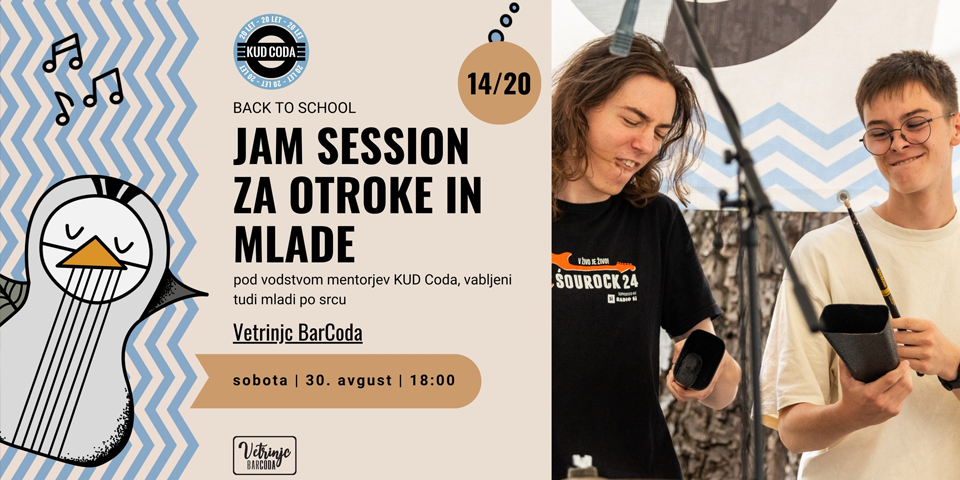 14/20 Jam session za otroke in mlade (po srcu)